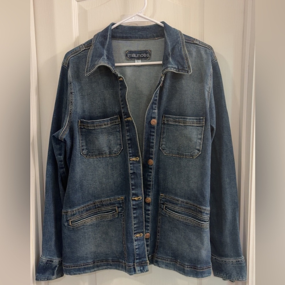 Maurices Classic Blue Jean Jacket